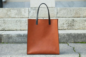 leather shopping bag, leather bag, leather tote bag, tote bag, shopper bag, leather handbag