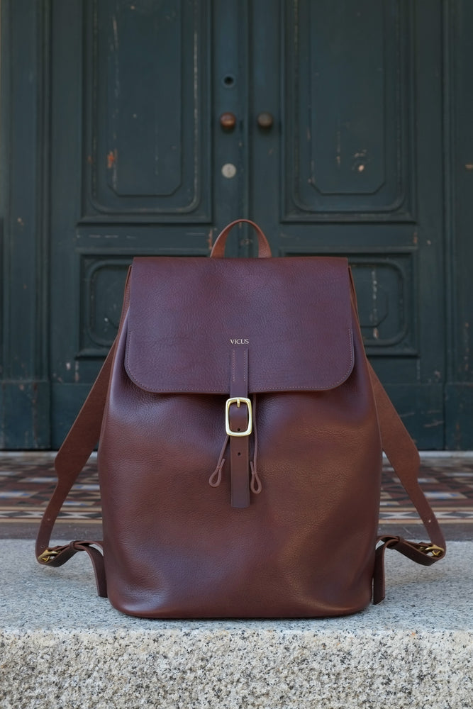 backpack. leather backpack, leather ruckrack, handmade backpack, handcrafted backpack, swissmade backpack, hand gemacht ruckrack, vegetable tanned leather backpack, sustainable backpack, sustainable rucksack