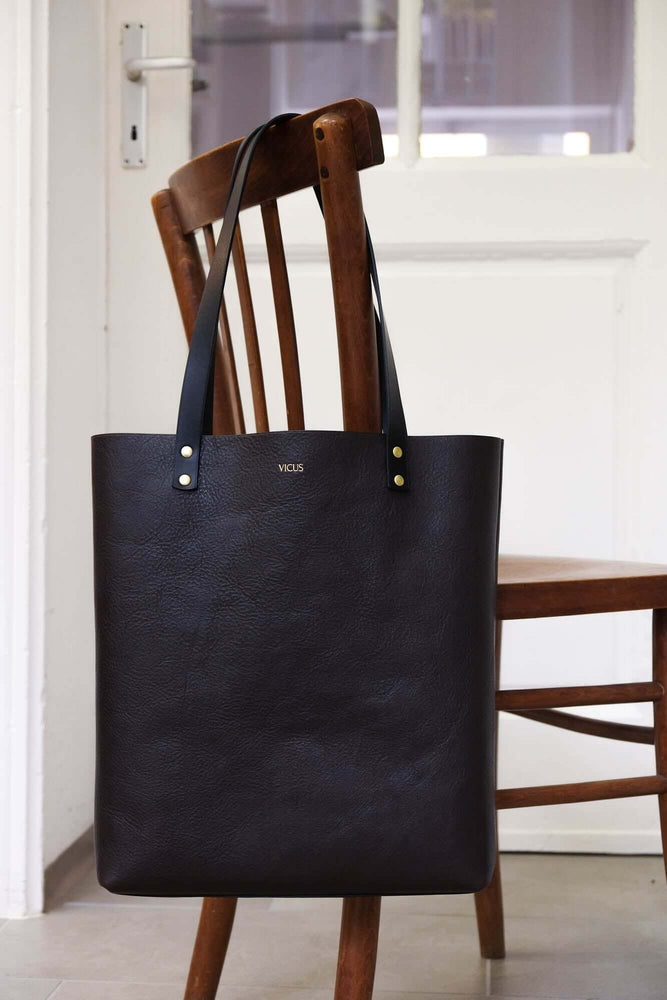 
            
                Load image into Gallery viewer, &amp;#39;FLORENTIA&amp;#39; TOTE BAG - shopper bag, leather shopping bag, leather tote bag, tote bag natural leather, woman bag, everyday leather bag
            
        