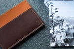 'AGUSTO' CARDHOLDER - Dark Brown and Whisky - Vicus Pelle