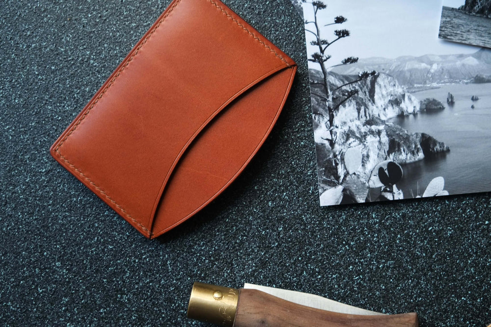 'ROCUL' CARDHOLDER - English Tan - Vicus Pelle